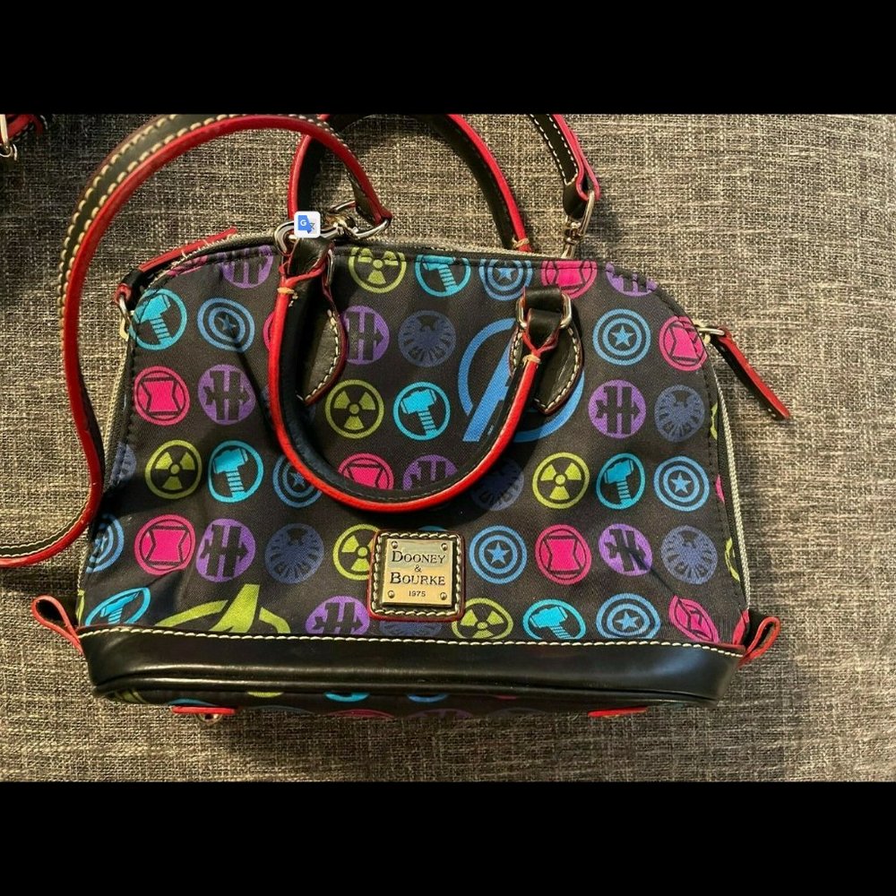 Marvel Avengers Disney Dooney & Bourke Zip Satchel - Disney Parks